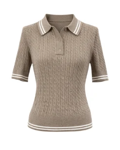 Alberte t-shirt lysebrun