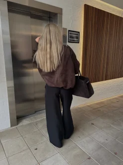 Anna bomberjakke mørkebrun