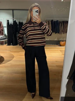 Asta bluse mørkebrun