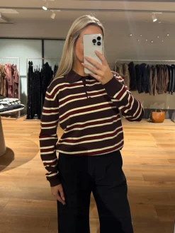 Asta bluse mørkebrun