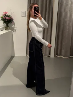 Aya jeans mørkeblå tall