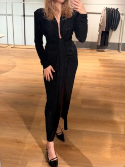 Benedicte glimmerkjole sort