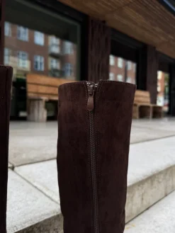 Camilla støvler mørkebrun