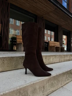 Camilla støvler mørkebrun