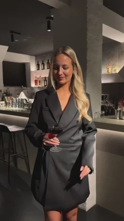 Celia blazerkjole sort