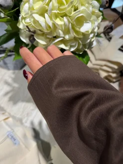 Celine skjorte mørkebrun