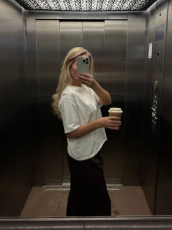 Clara oversized t-shirt hvid