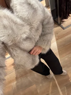 Flavia faux fur creme