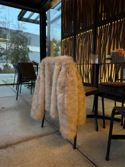 Flavia faux fur creme