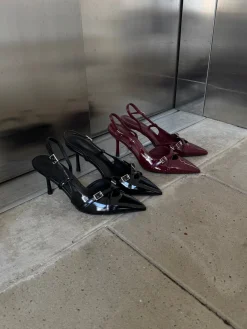 Flora stiletter bordeaux