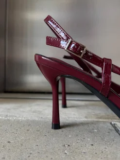 Flora stiletter bordeaux