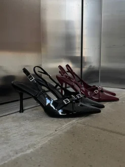 Flora stiletter sort