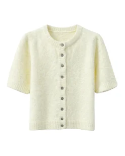 Freja cardigan pastelgul