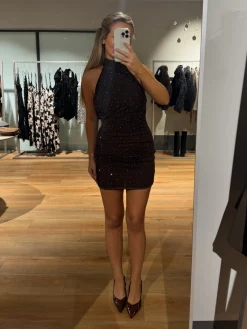 Freja kjole mørkebrun