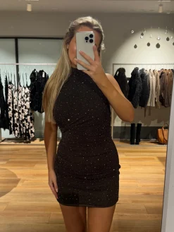 Freja kjole mørkebrun