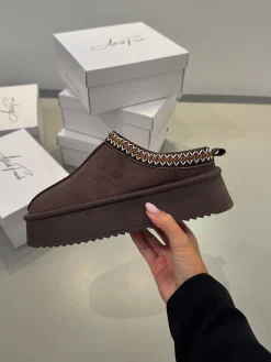 Frida bamsesko mørkebrun