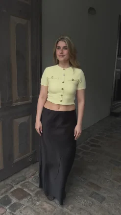 Hailey bluse pastelgul