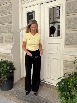 Hailey bluse pastelgul