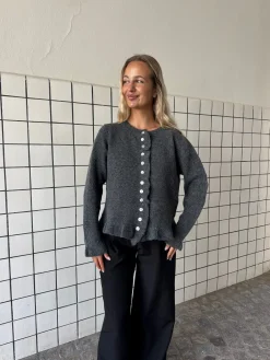 Isabella cardigan mørkegrå