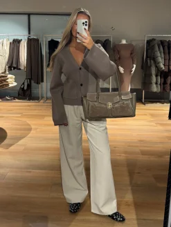 Jennifer cardigan brun