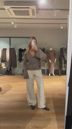 Jennifer cardigan brun