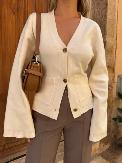 Jennifer cardigan creme