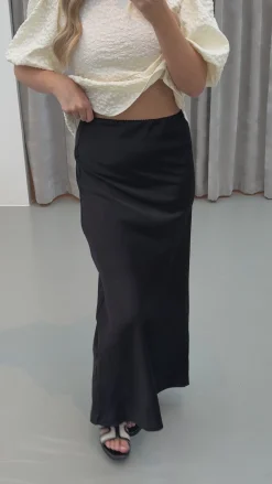 Josefina nederdel sort