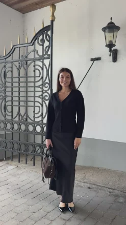 Josefina nederdel sort