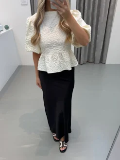 Josefina nederdel sort