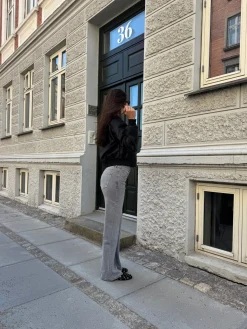 Kaia jeans flare mørkegrå