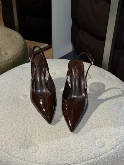 Karla stiletter mørkebrun