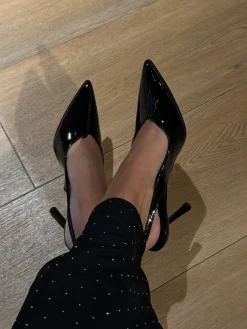 Karla stiletter sort