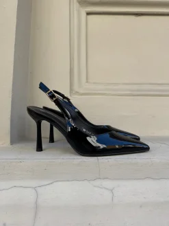 Karla stiletter sort