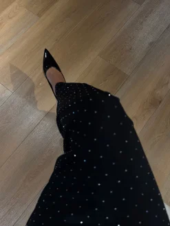 Karla stiletter sort