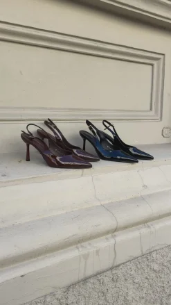 Karla stiletter sort