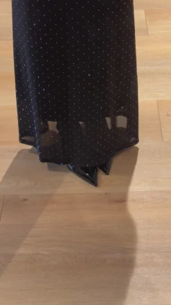 Karla stiletter sort