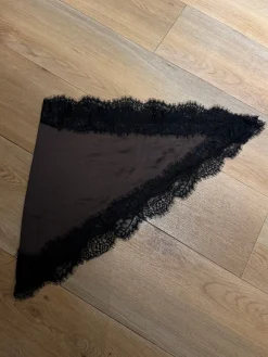 Lina tørklæde mørkebrun