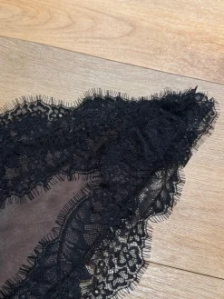 Lina tørklæde mørkebrun