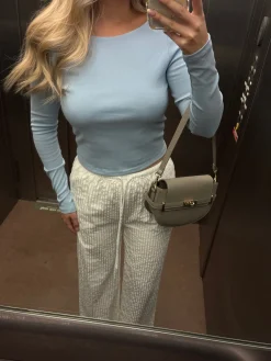 Liv bluse pastelblå