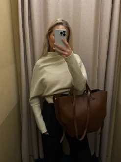 Luciana taske kastanje brun