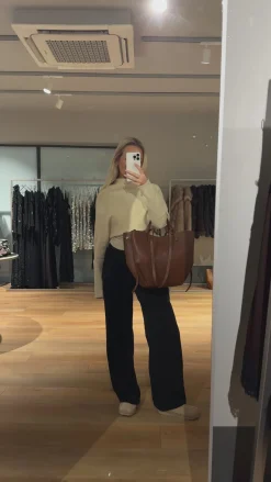 Luciana taske kastanje brun