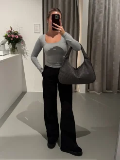 Malou bluse lysegrå