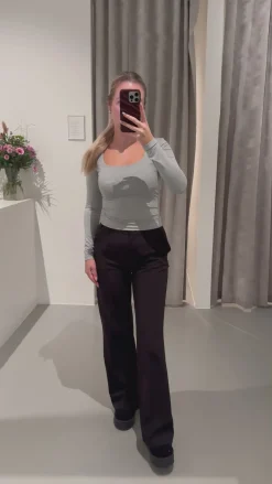 Malou bluse lysegrå