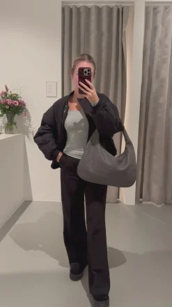 Malou bluse lysegrå