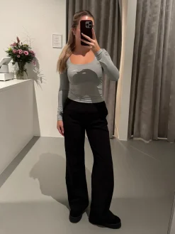 Malou bluse lysegrå