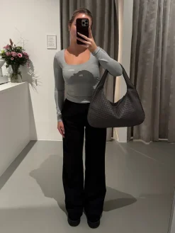 Malou bluse lysegrå