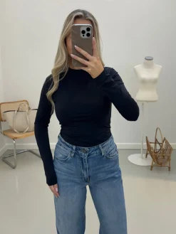 Malou crew neck bodystocking sort