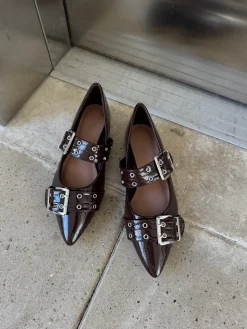 Marceline ballerina mørkebrun