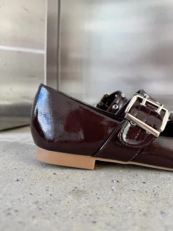 Marceline ballerina mørkebrun