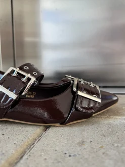 Marceline ballerina mørkebrun